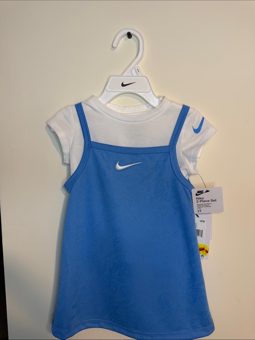 Nike Toddler Blue & White 2-Piece Dress Set